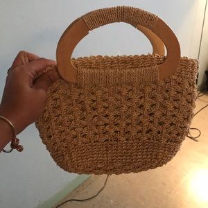 Hand  woven summer purse